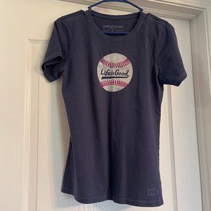 Life Is Good Baseball women’s T-Shirt size small